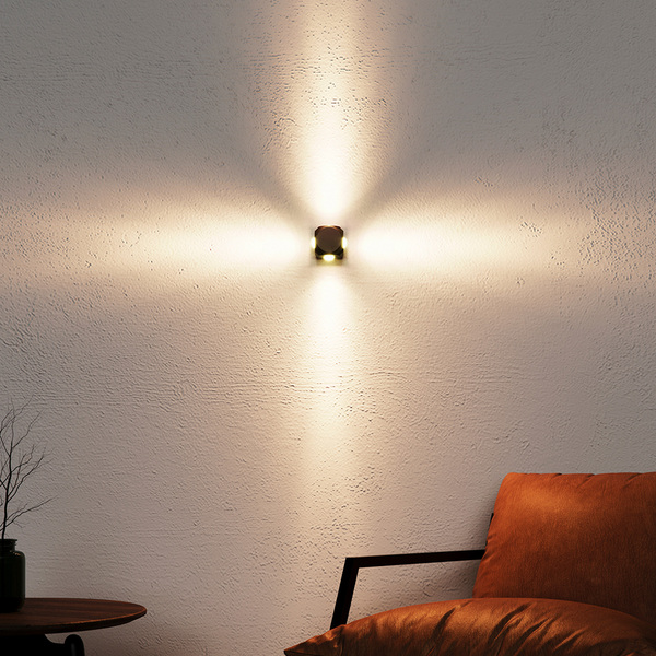 Arandela de Parede Interna Com LED IP20 ECO3132 Inspire Preta Bivolt