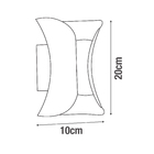 Arandela de Parede Interna Com LED IP20 Inspire Branco Bivolt