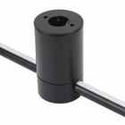 Arandela de Parede Interna Com LED IP20 Sabre Spot Line Preta Bivolt