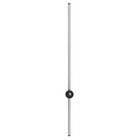 Arandela de Parede Interna Com LED IP20 Sabre Spot Line Preta Bivolt