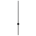 Arandela de Parede Interna Com LED IP20 Sabre Spot Line Preta Bivolt