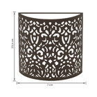 Arandela de Parede Interna IP20 Abra Inspire Marrom 220V