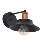 Arandela de Parede Interna IP20 Hat Auremar Preta Bivolt