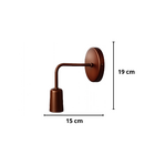 Arandela de Parede Interna IP20 Single Artsight Caf Bivolt