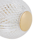 Arandela de Parede Interna com LED Branco LA300 Nitrolux Dourada Bivolt