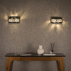 Arandela de Parede Interna Redonda IP20 LED Tokyo LLUM Bronzearte Transparente Bivolt