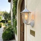 Arandela de Parede Externa IP43 Nice Biancoluce Branco com Dourado Bivolt
