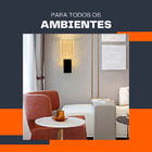 Arandela De Parede Led Bolhas De Cristal Retangular 3 Em 1