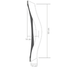 Arandela De Parede Madeira Canoa Mel