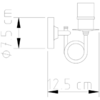 Arandela de Parede Mini Corneta P317 Golden Art