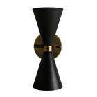 Arandela de Parede Picasso 2 cones P1071-2 Golden Art