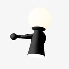 Arandela de Parede Pivo Preta P9900 Golden Art