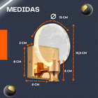 Arandela De Parede Redonda Disco Dourado Cristal Moderno