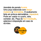 Arandela De Parede Retrô Soquete E-27 Dourado