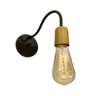 Arandela De Parede Retrô Soquete E-27 Dourado