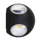 Arandela Decorativa Criativa Tetra Led 12w 3000k Opus Preto S