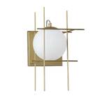 Arandela Dix Moderna Dourado Re018g Bella+ Led G9 Branco Quen