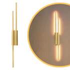 Arandela Doble Perfil 88cm Led 19w 3000k Dourado