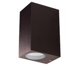 Arandela Dots Square Marrom P/ 2 Led Mr16 Bella Iluminação St