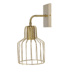 Arandela Dourada Alumínio 6202 Pantoja&Carmona