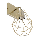 Arandela de Parede Dourada Alumínio 6205 Pantoja&Carmona