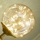 Arandela Dourada Fio De Fada Led 5w 3200k Bivolt