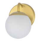 Arandela Dourada G9 Alumínio 1 Lâmpada IP20 Globe Haste Pantoja & Carmona