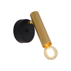 Arandela Dourada Metal Mini Tube Auremar