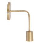 Arandela Dourada Metal Single Luz Vita