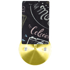 Arandela Dourado De Cupula Quadrada Giz