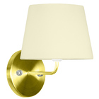 Arandela Dourado De Cupula Tradicional Bege