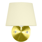 Arandela Dourado De Cupula Tradicional Bege