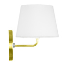 Arandela Dourado De Cupula Tradicional Branco