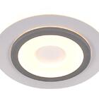 Arandela E/ou Plafon Led Redondo Branco E Cinza 24cm 27w 3000