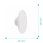 Arandela Eclipse I Branco 12w 3000k Bivolt Gaya