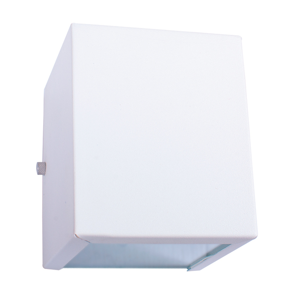 Arandela Efeito 2 Fachos 2 Focos Em Alumínio Externa Branco +