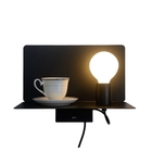 Arandela Éle Criado-mudo Preta - Bella Ml008b