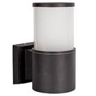 Arandela Em Alumínio E Vidro Retangular Preto