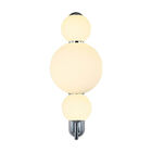 Arandela Em Led 12w Com 3 Bolas Opalina Bubble Or1246 Orluce