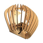 Arandela Em Mdf - Completa