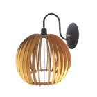 Arandela Em Mdf - Completa