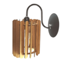 Arandela Em Mdf - Completa