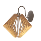 Arandela Em Mdf - Completa