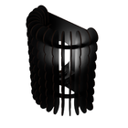 Arandela Em Mdf - Completa - Cor: Preta