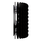 Arandela Em Mdf - Completa - Cor: Preta