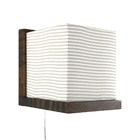 Arandela Escura Cubinho Bege Quarto Bebê Infantil