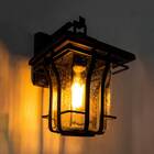 Arandela Estilo Industrial Preta 1xe27 St1717