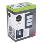 Arandela de Parede Externa 1 Lâmpada IP44 Alumínio e Plástico Montreal Inspire