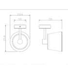 Arandela Externa 1 Lâmpada IP44 Plástico Ayos Inspire