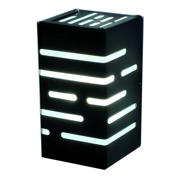 Arandela Externa- Modelo Sol - Cor Preto